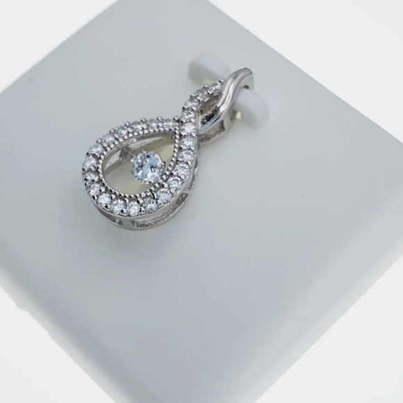 "#925 Sterling Silver Cubic Zircon Pendant for Women/Girls, US925P1131 - Picture 7 of 10